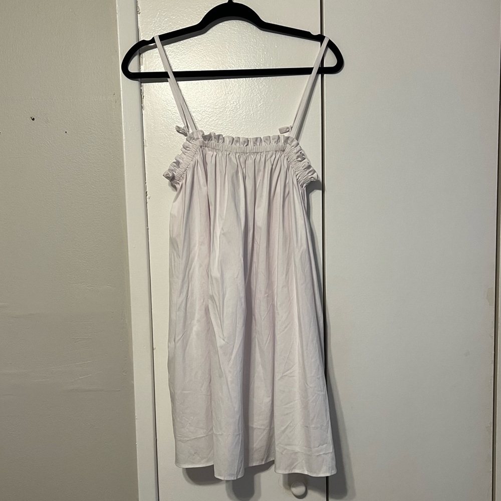 Show Me Your Mumu Angel Mini Dress in White Poplin size Small - Picture 4 of 8